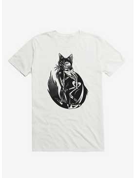 Skeleton Cat T-Shirt By Mercredi Fauve, , hi-res