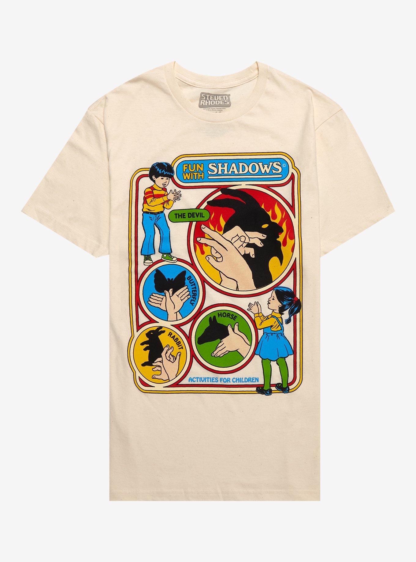 Fun With Shadows T-Shirt By Steve Rhodes, , hi-res