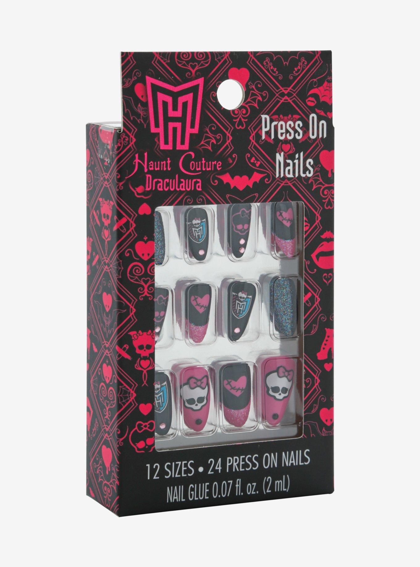 Monster High Icons Faux Nail Set, , hi-res