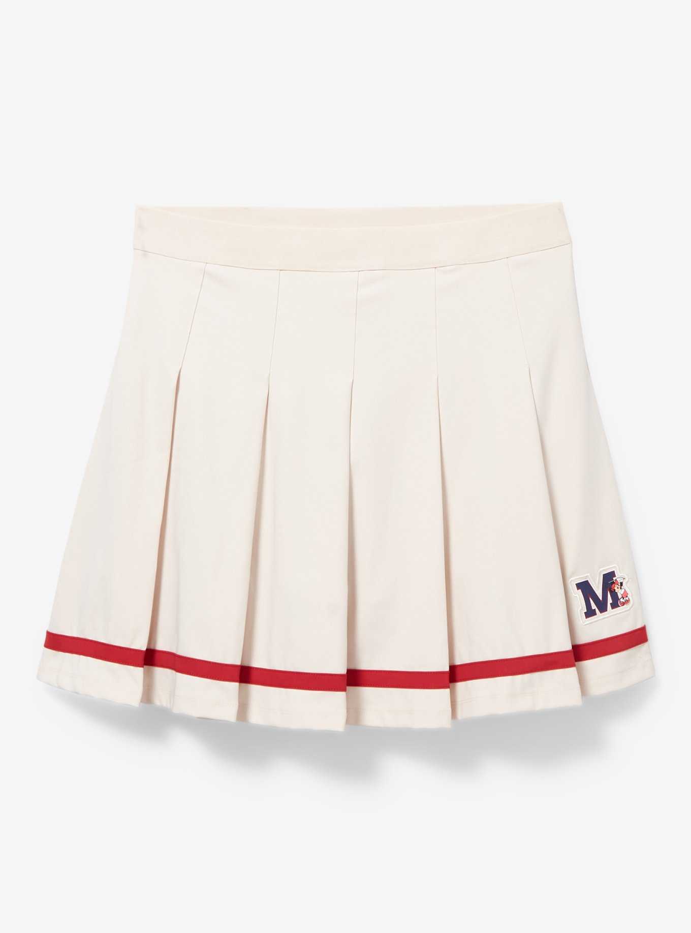 Disney Minnie Mouse Initial Pleated Plus Size Golf Skirt - BoxLunch Exclusive, , hi-res