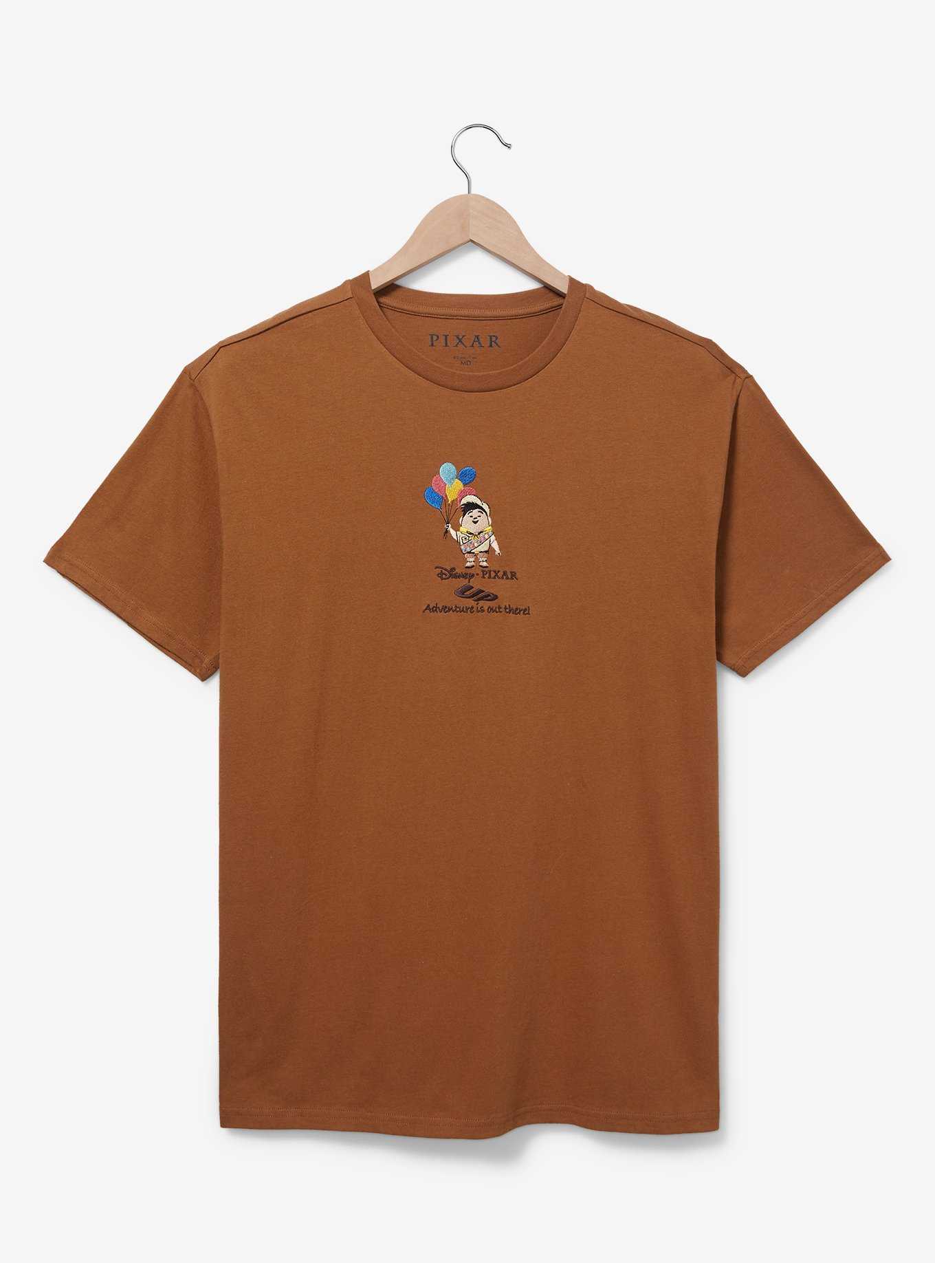 Disney Pixar Up Russell Balloon Embroidered T-Shirt — BoxLunch Exclusive, , hi-res