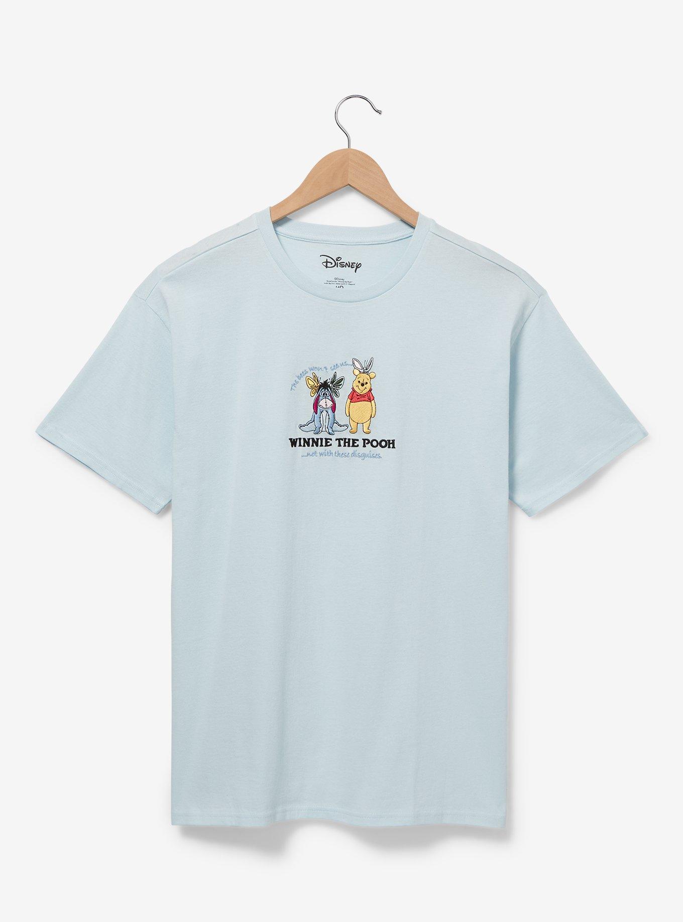 Disney Winnie the Pooh Eeyore and Bear Embroidered T-Shirt — BoxLunch Exclusive