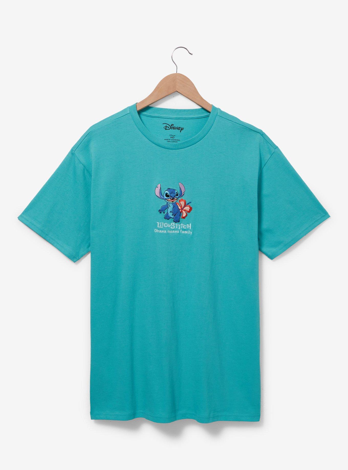 Disney Lilo & Stitch Floral Portrait T-Shirt - BoxLunch Exclusive