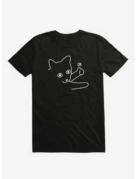 OK Thumbs Up Cat T-Shirt By Heloisa, , hi-res