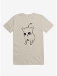 Skrunkly Cat T-Shirt By Heloisa, SAND, hi-res