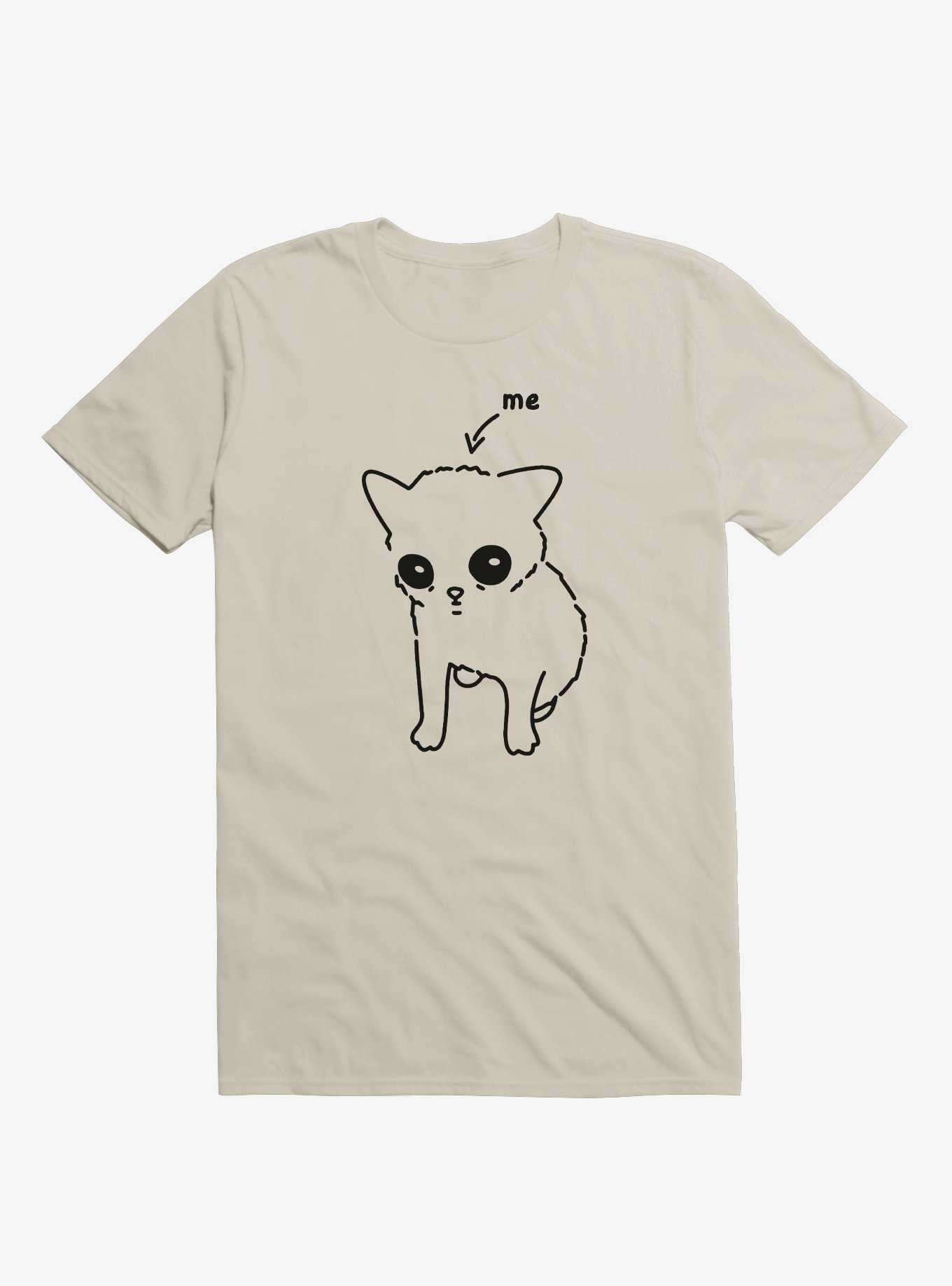 Skrunkly Cat T-Shirt By Heloisa, , hi-res