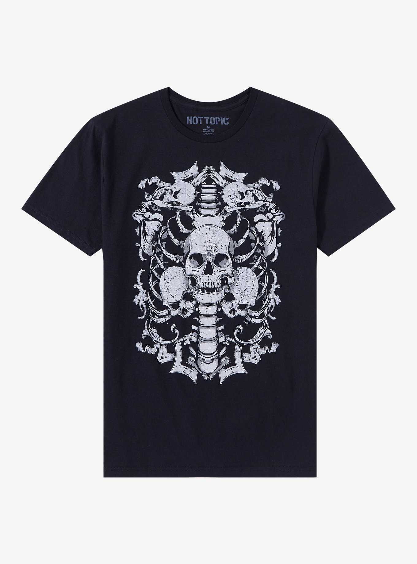 Skull Ribs T-Shirt, , hi-res