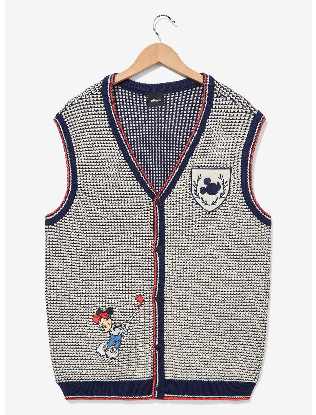 Disney Mickey Mouse Golf Sweater Vest - BoxLunch Exclusive, MULTI, hi-res