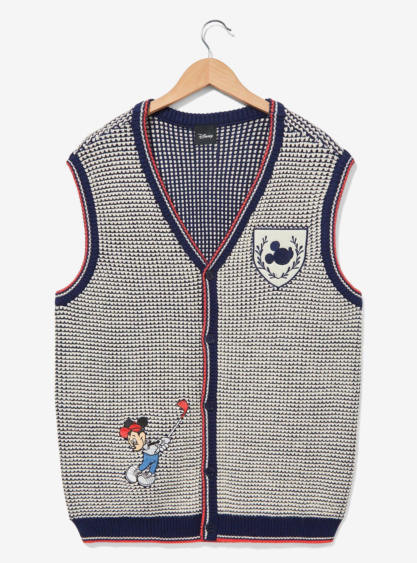 Disney Mickey Mouse Golf Sweater Vest - BoxLunch Exclusive, , hi-res