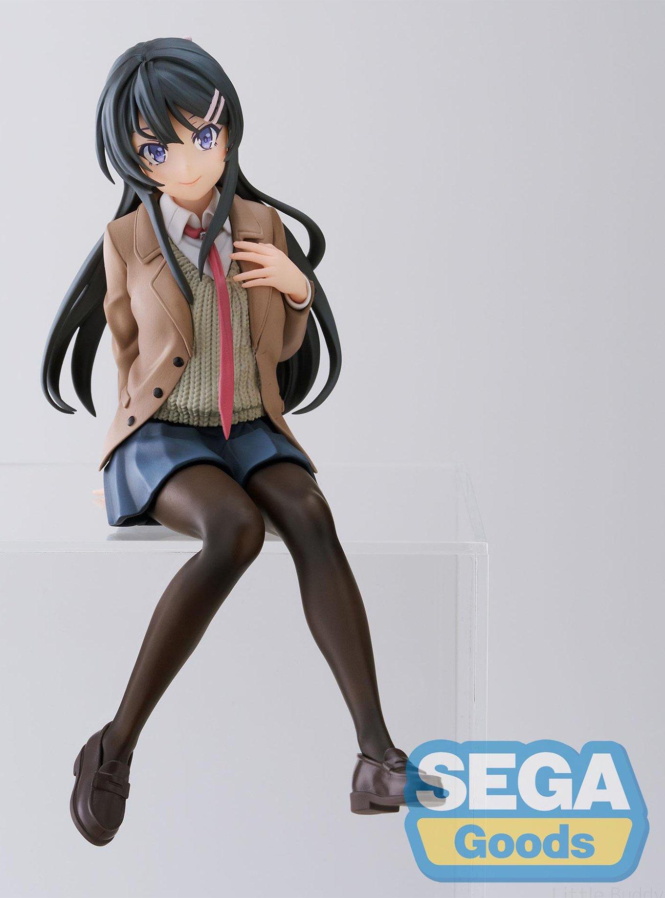 Sega Rascal Does Not Dream of a Knapsack Kid Premium Perching Mai Sakurajima Figure, , hi-res