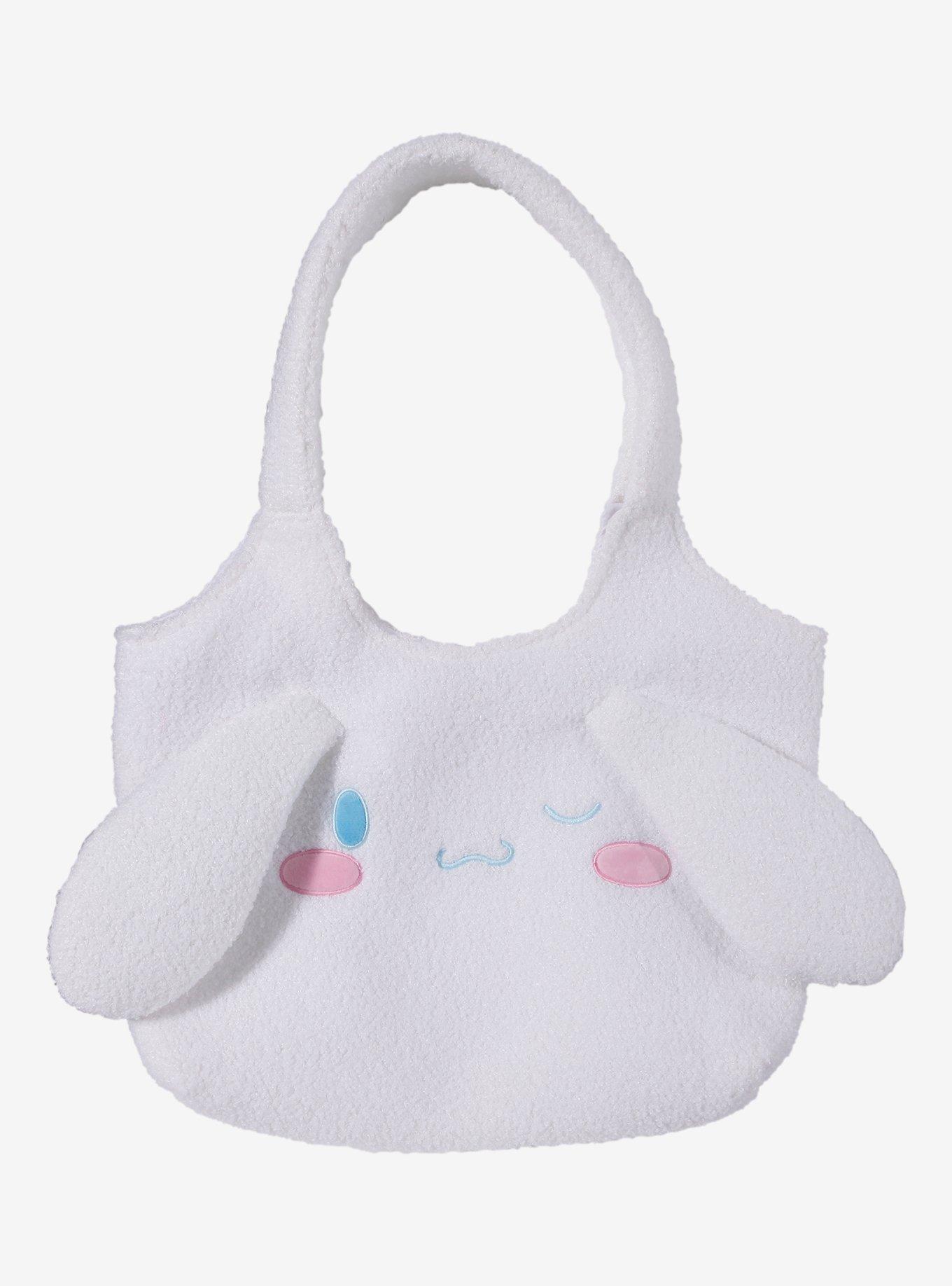 Cinnamoroll Face Sherpa Tote Bag, , hi-res