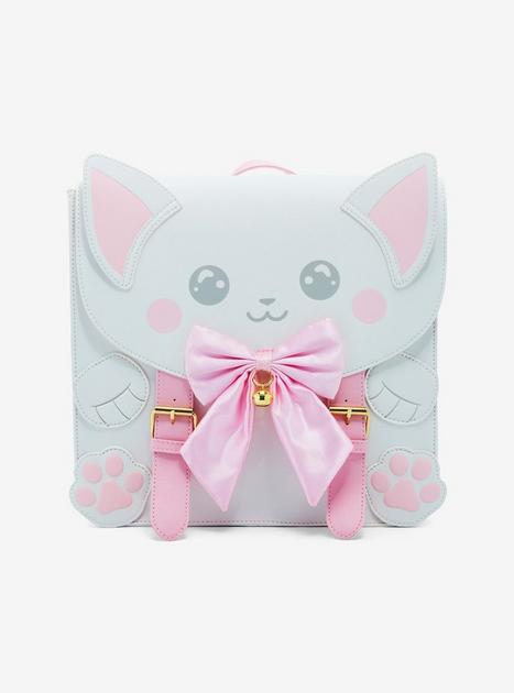 White Kawaii Cat Mini Backpack | Hot Topic