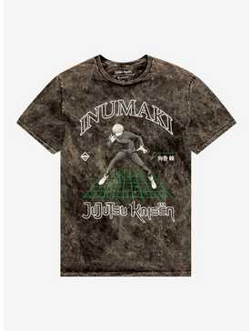 Jujutsu Kaisen Inumaki Grey Mineral Wash T-Shirt, , hi-res