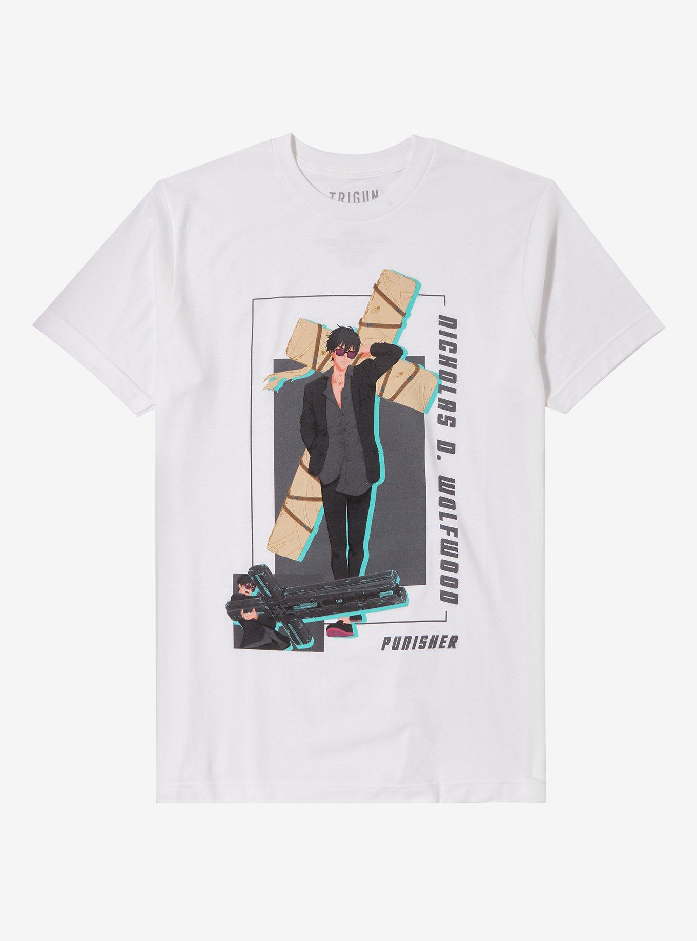 Trigun Stampede Nicholas Wolfwood T-Shirt, MULTI, hi-res