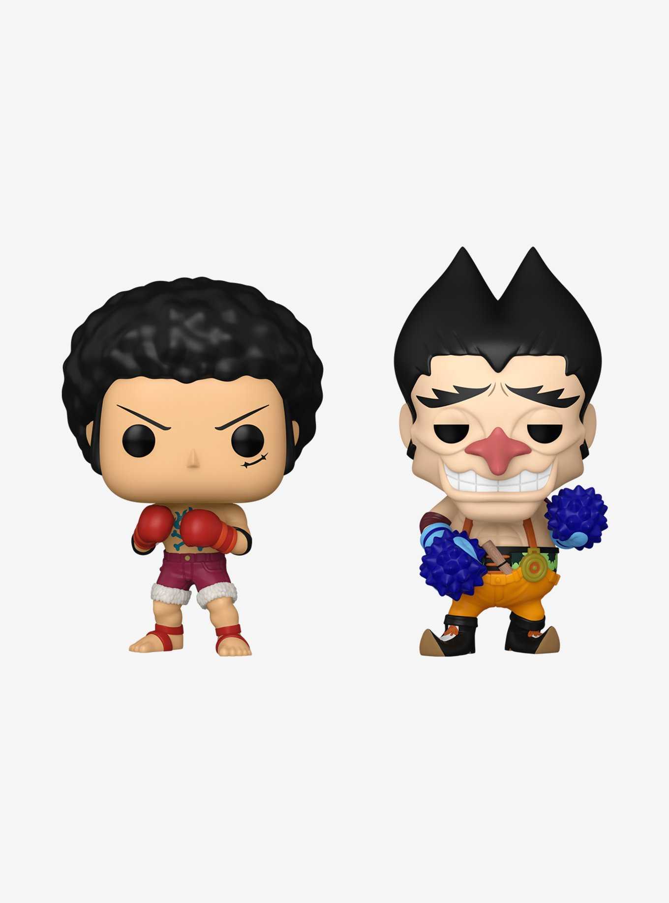Funko One Piece Pop! Animation Luffy & Foxy Vinyl Figure Set Hot Topic Exclusive, , hi-res