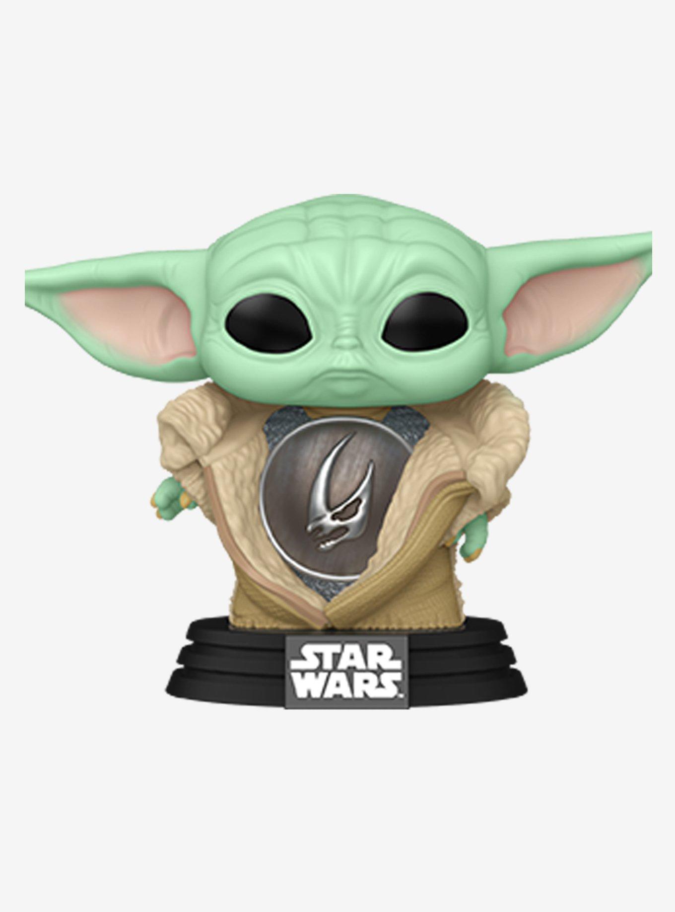 Funko Star Wars The Mandalorian Pop! Din Grogu With Armor Vinyl Bobble-Head Figure, , hi-res