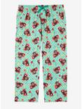 Disney Wreck-It Ralph Vanellope Racing Allover Print Women's Plus Size Sleep Pants — BoxLunch Exclusive, CHECKERED, hi-res