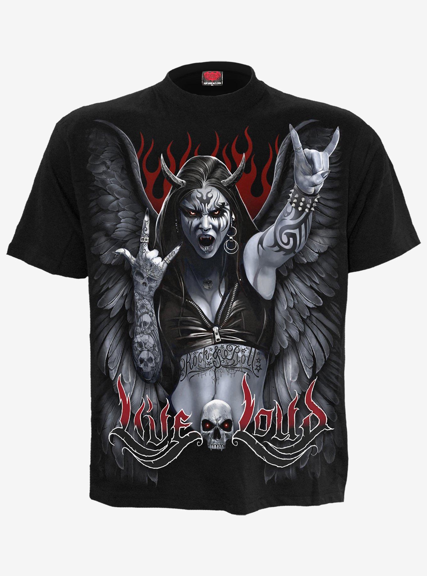 Spiral Rock Loud T-Shirt Black, , hi-res