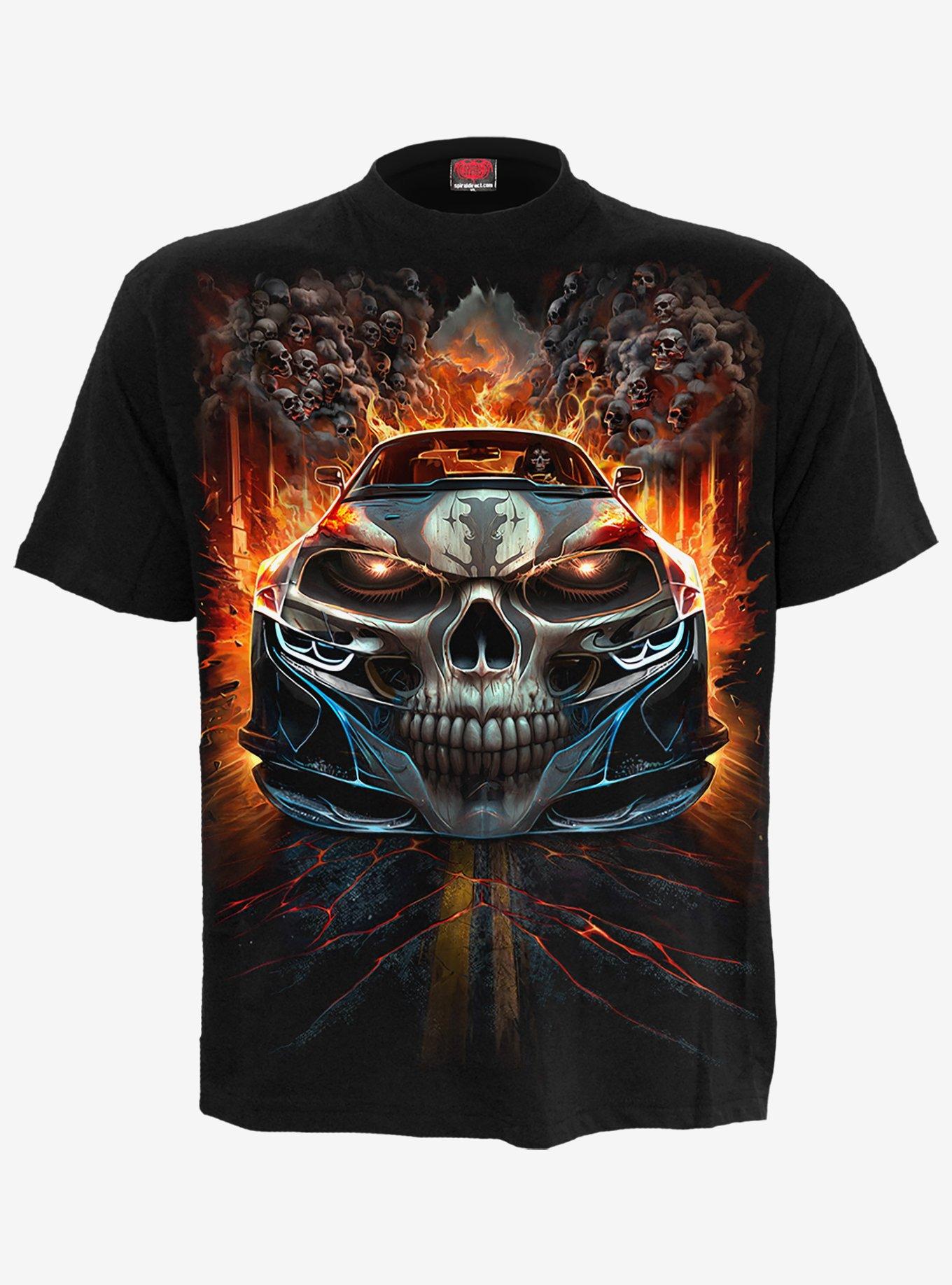 Spiral Speed Freak T-Shirt Black, BLACK, hi-res