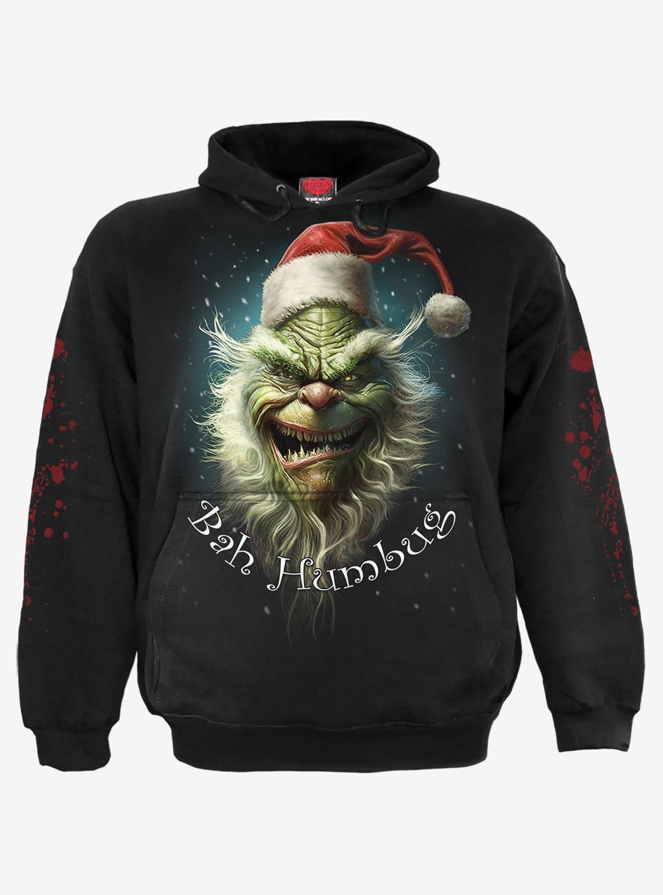 Spiral Bah Humbug Hoodie Black, , hi-res