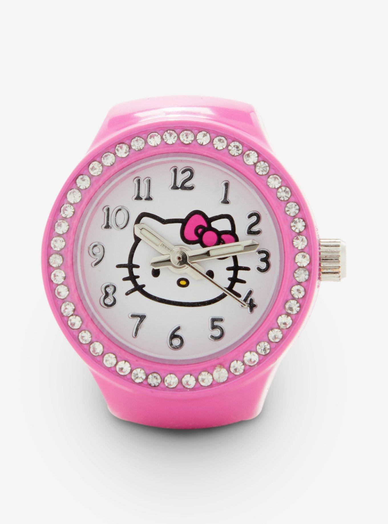 Hello Kitty Rhinestone Watch Ring