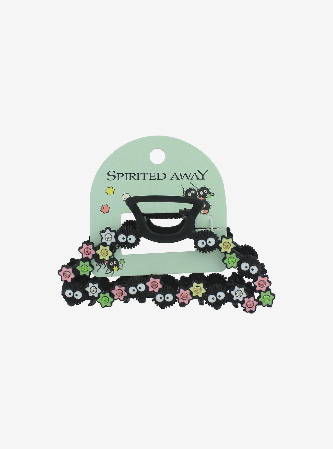 Studio Ghibli Spirited Away Soot Sprite Candy Rhinestone Claw Hair Clip