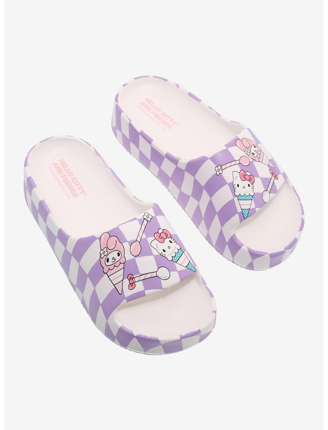 Hello Kitty & My Melody Ice Cream Cones Platform Slides, MULTI, hi-res