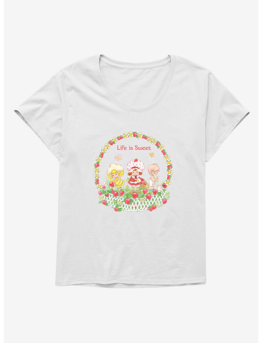 Strawberry Shortcake Life Is Sweet Girls T-Shirt Plus Size, WHITE, hi-res