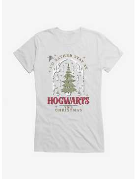 Harry Potter Rather Stay At Hogwarts This Christmas Girls T-Shirt, , hi-res