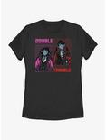 Devil's Candy Double Trouble Womens T-Shirt, BLACK, hi-res
