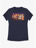Devil's Candy Halloween Wallpaper Womens T-Shirt, NAVY, hi-res
