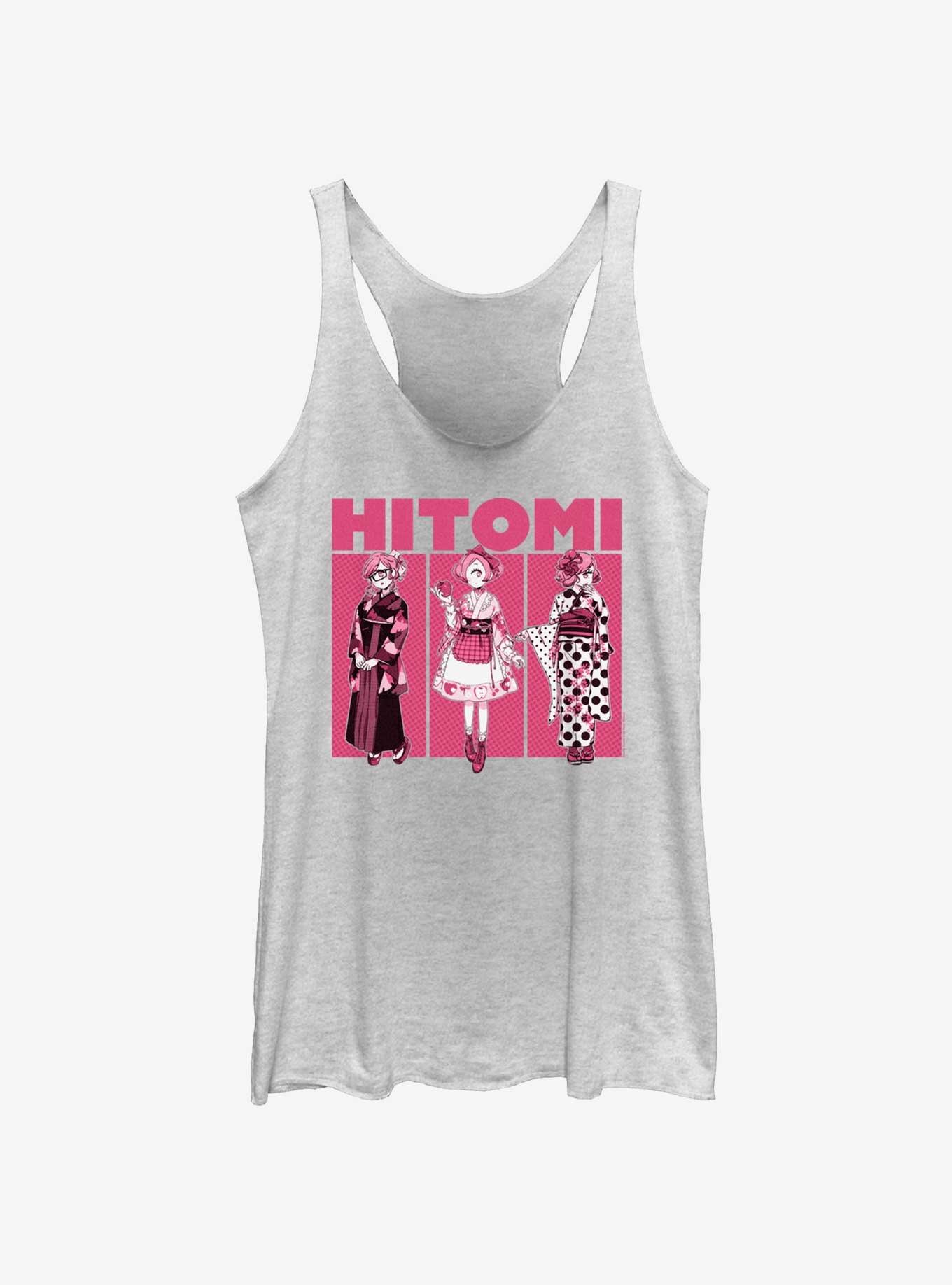 Devil's Candy Hitomi Panels Womens Tank Top, WHITE HTR, hi-res