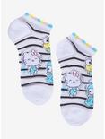 Hello Kitty And Friends Stripe No-Show Mesh Socks, , hi-res