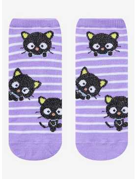Chococat Glitter Stripes No-Show Socks, , hi-res