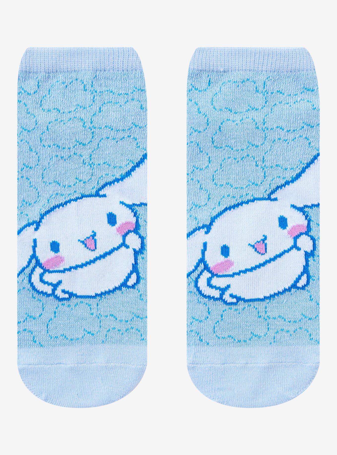 Cinnamoroll Cloud Outline No-Show Socks, , hi-res