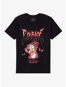 Courage The Cowardly Dog Metal T-Shirt, , hi-res