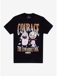 Courage The Cowardly Dog Collage T-Shirt, BLACK, hi-res