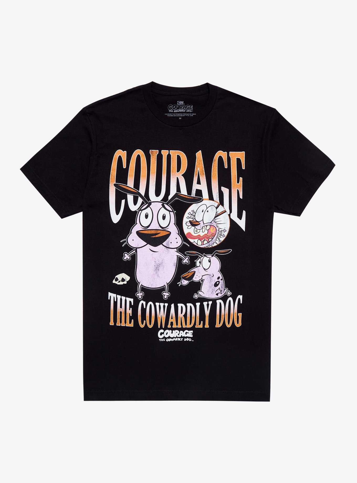 Courage The Cowardly Dog Collage T-Shirt, , hi-res