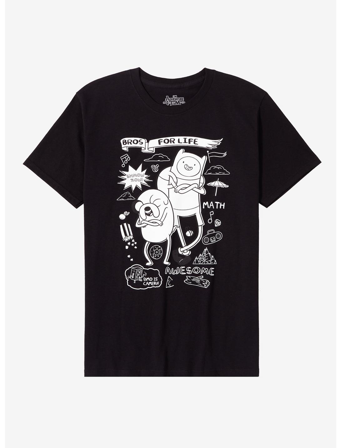 Adventure Time Bros For Life T-Shirt, BLACK, hi-res