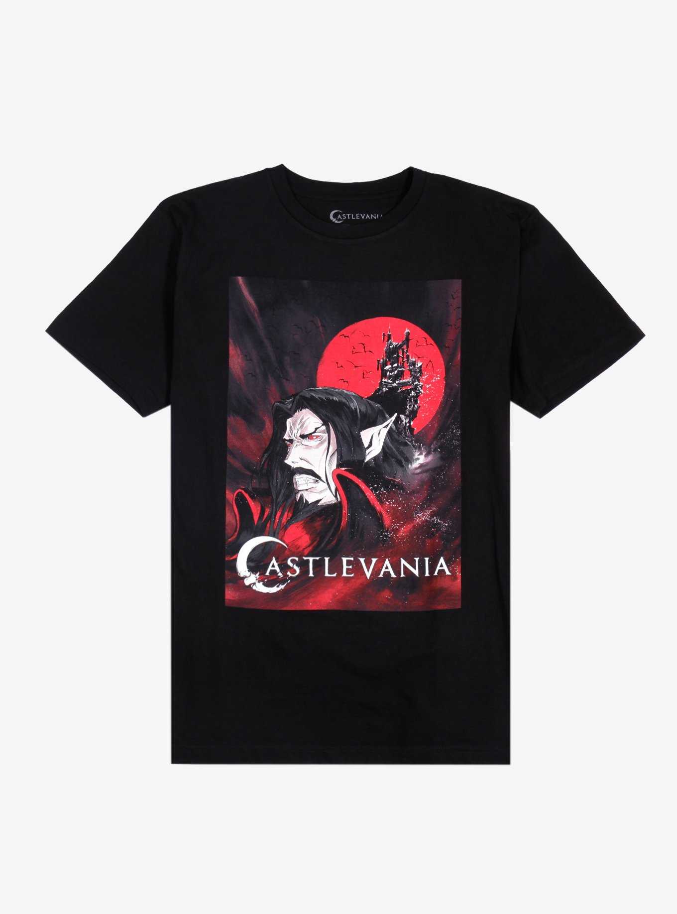 Castlevania Dracula & Castle T-Shirt, , hi-res