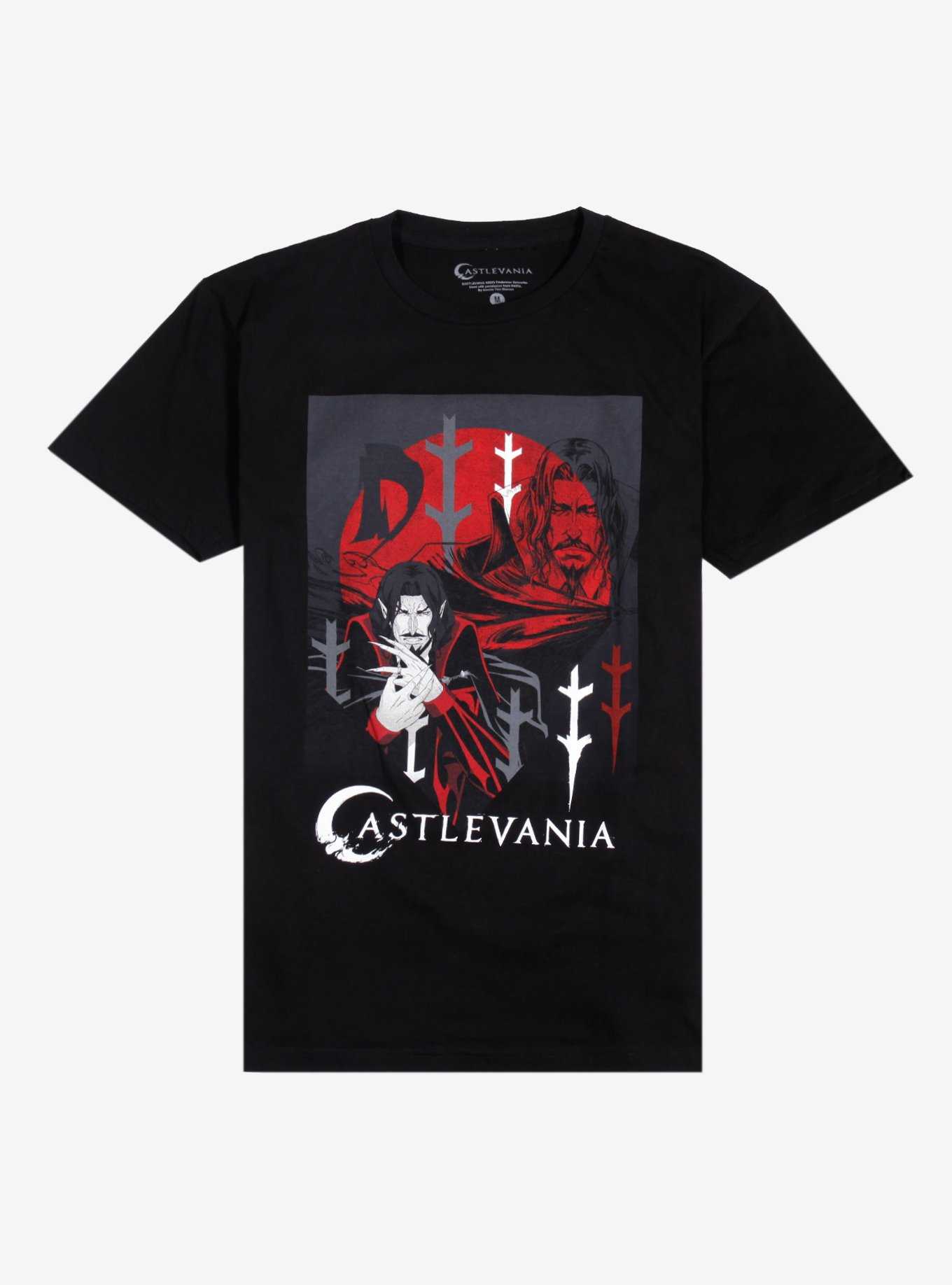 Castlevania Dracula Double Portrait T-Shirt, , hi-res
