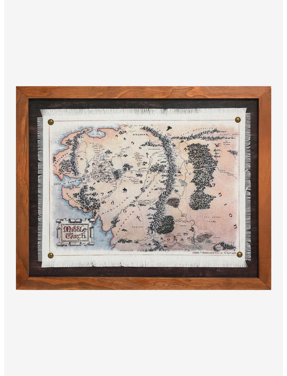 The Lord of the Rings Middle-Earth Map Wall Art, , hi-res