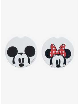 Disney Mickey and Minnie Ceramic Car Coaster Set, , hi-res