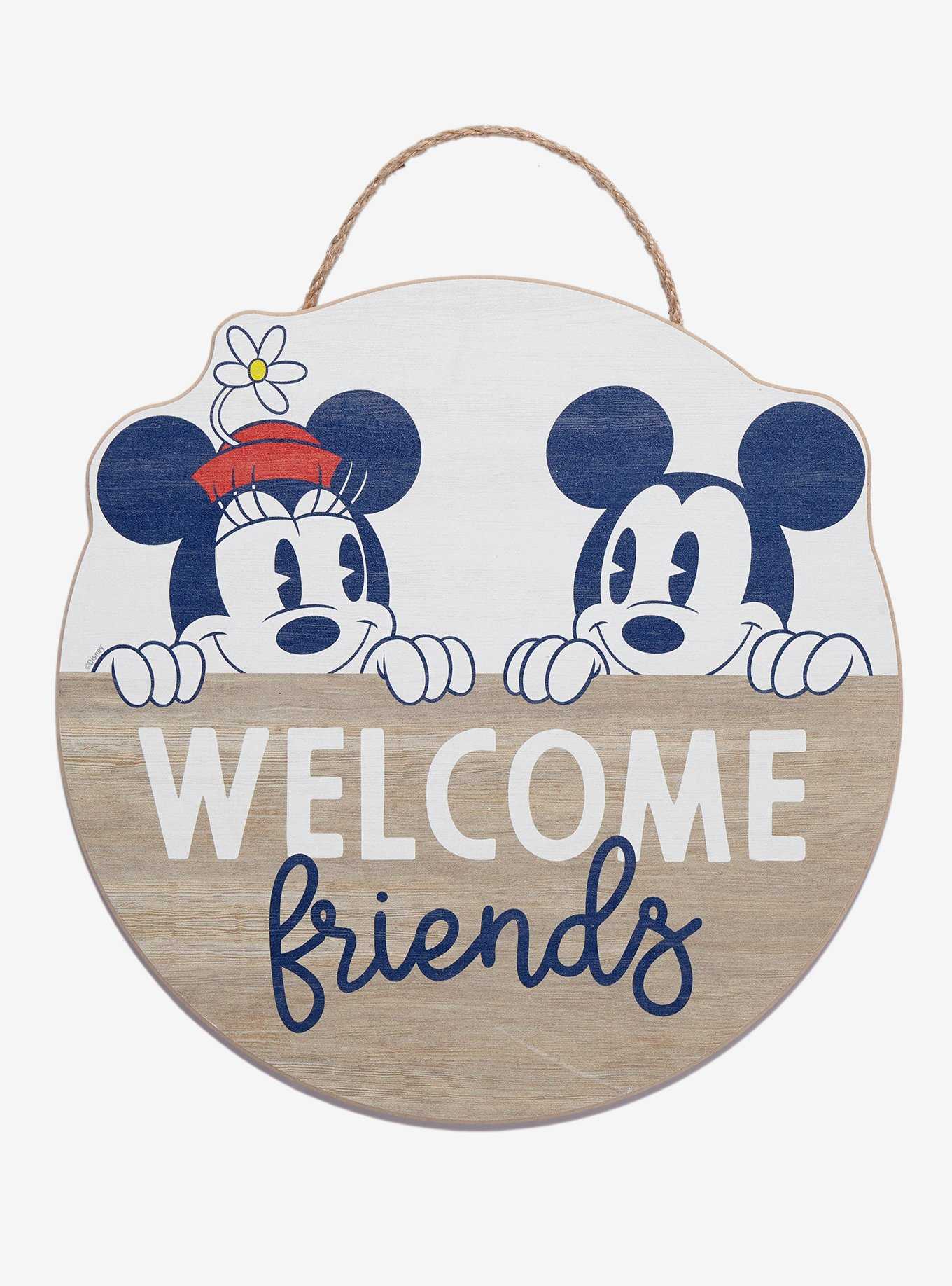 Disney Mickey & Minnie Welcome Friends Hanging Wall Art, , hi-res