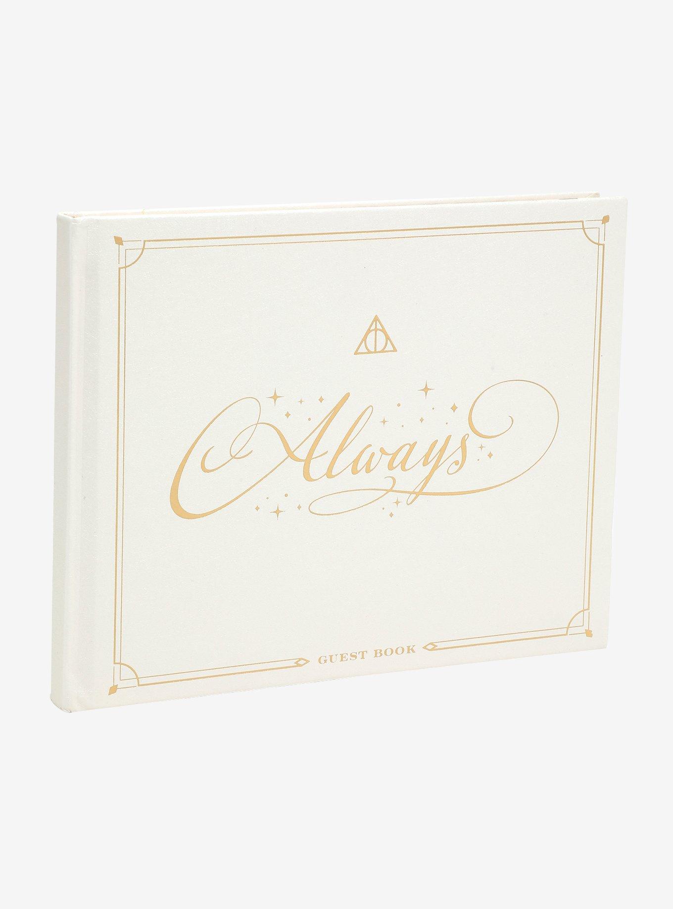 Harry Potter Always Cream Guest Book, , hi-res