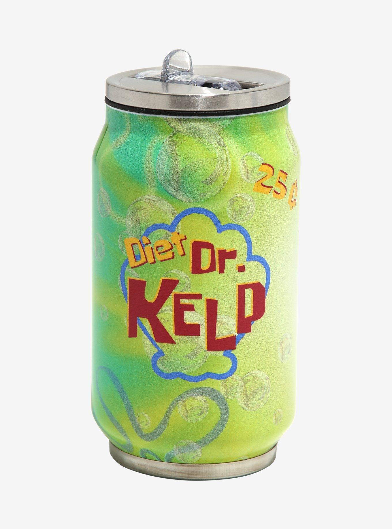 SpongeBob SquarePants Diet Dr. Kelp Soda Can Straw Cup - BoxLunch