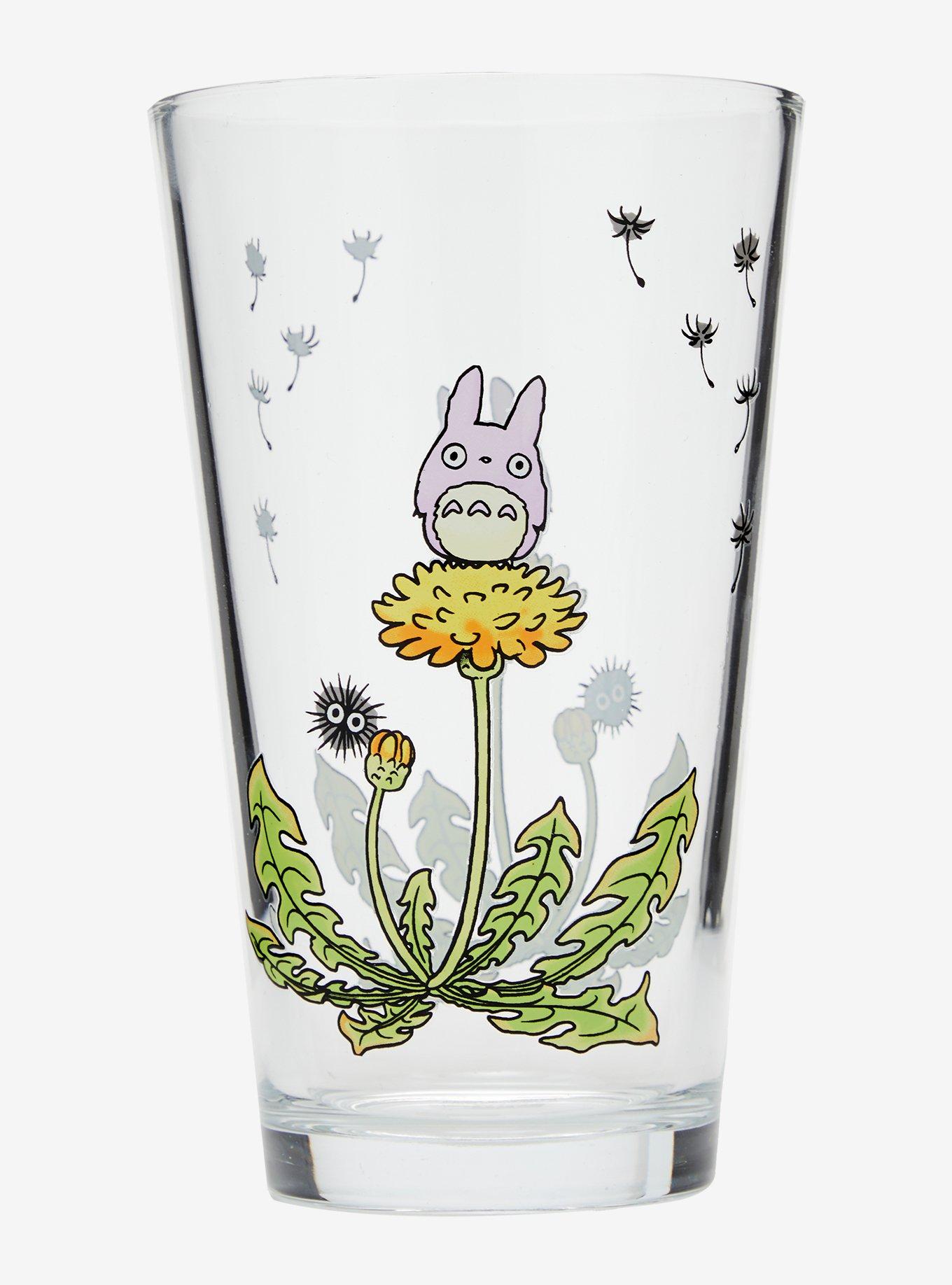 Studio Ghibli My Neighbor Totoro Dandelion Chibi Totoro Pint Glass - BoxLunch Exclusive, , hi-res