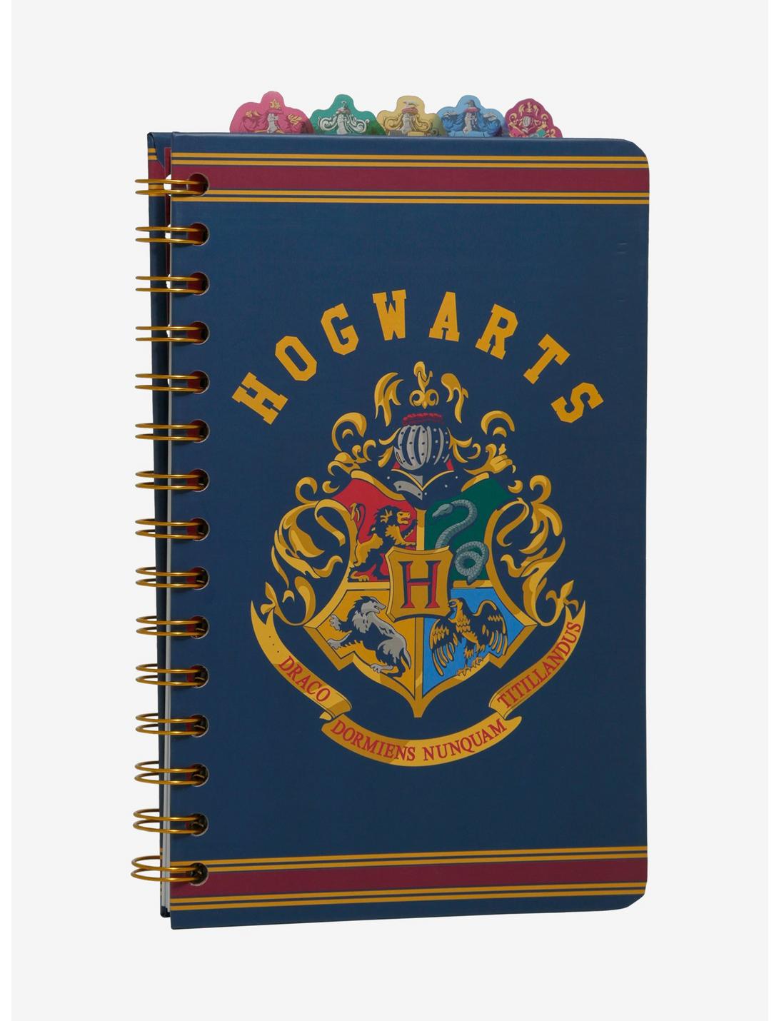 Harry Potter Hogwarts Crest Tab Journal - BoxLunch Exclusive, , hi-res