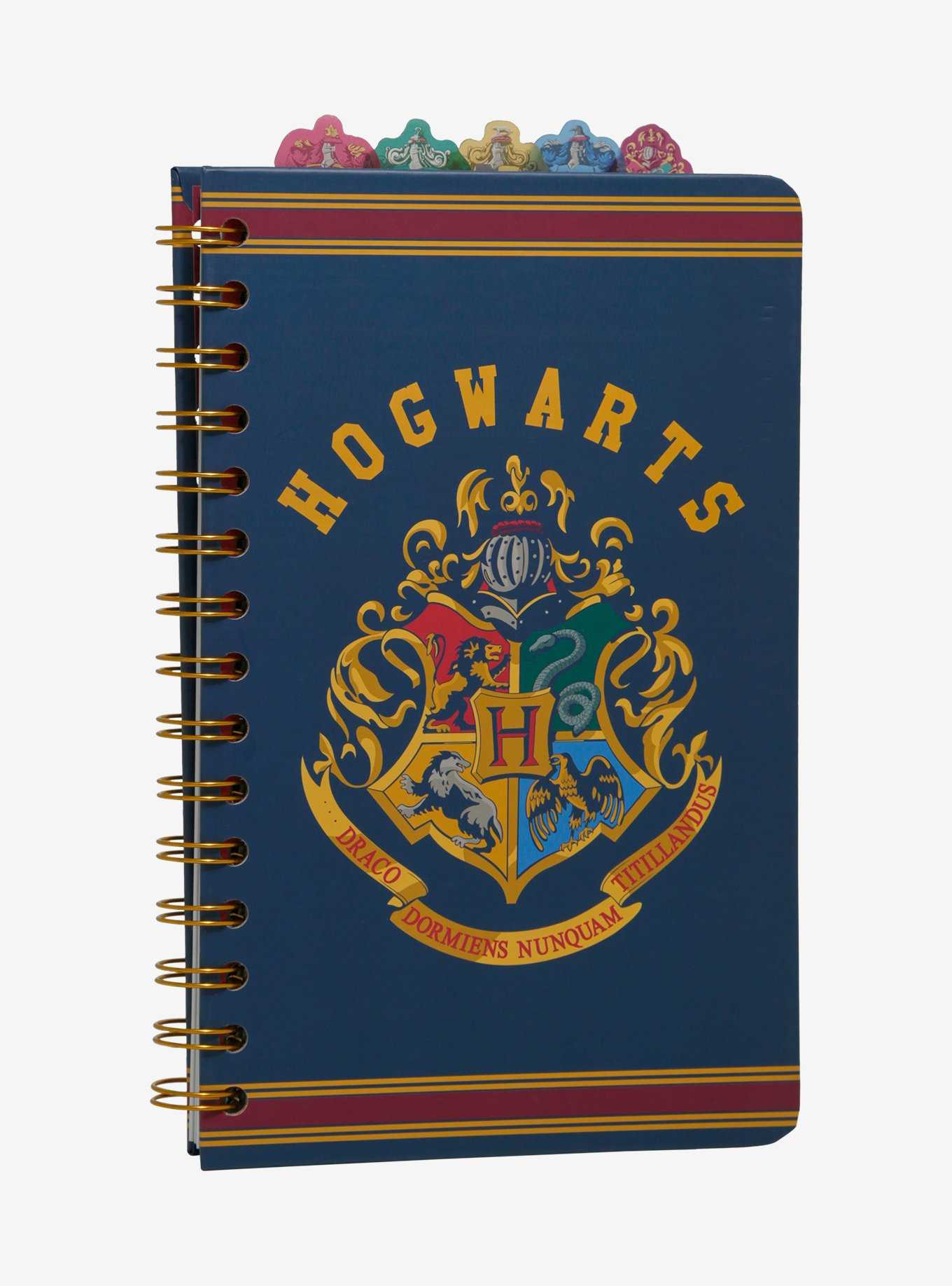 Harry Potter Hogwarts Crest Tab Journal - BoxLunch Exclusive, , hi-res