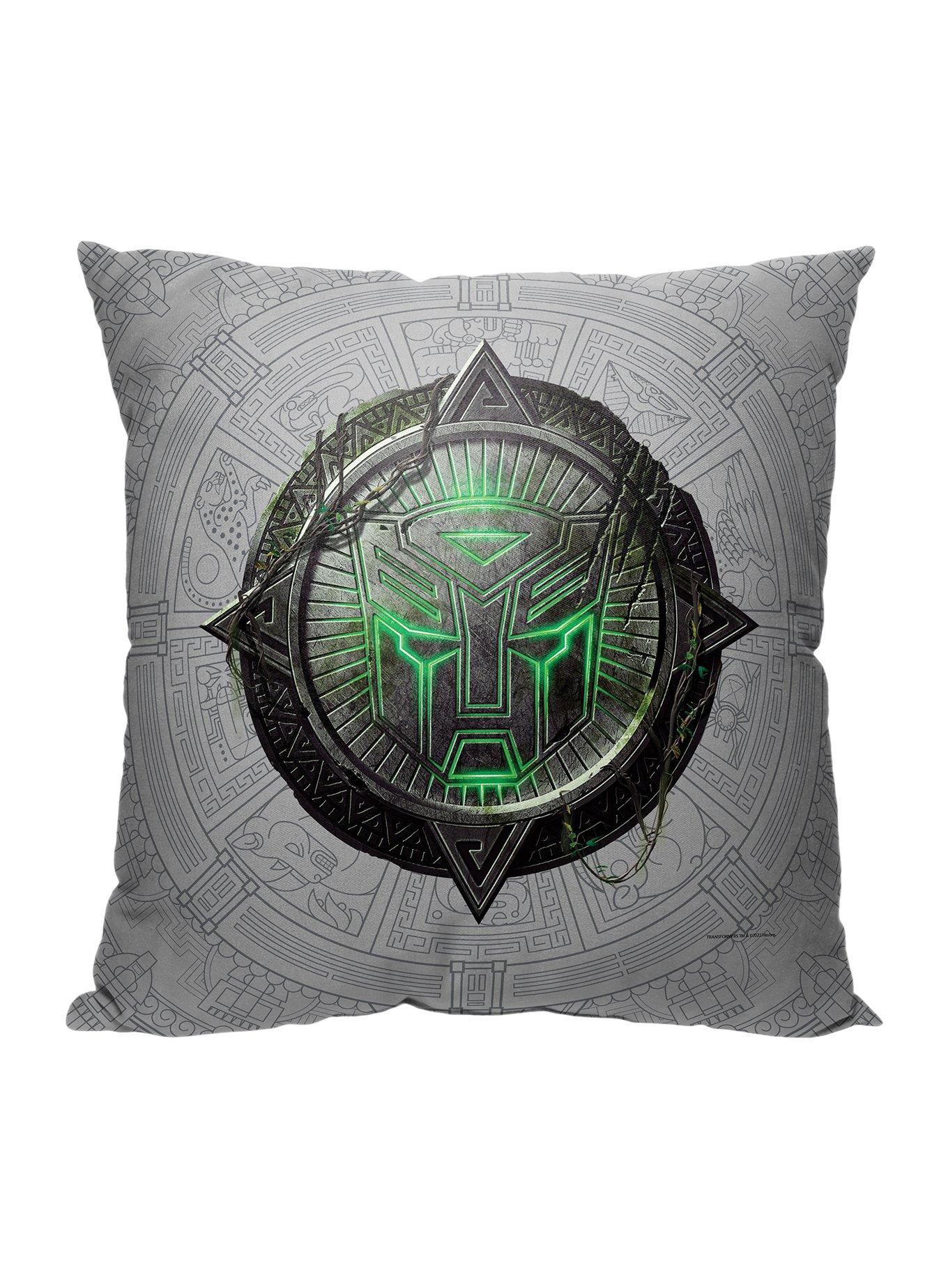 Transformers: Rise Of The Beasts Autobot Shield Printed Throw Pillow, , hi-res